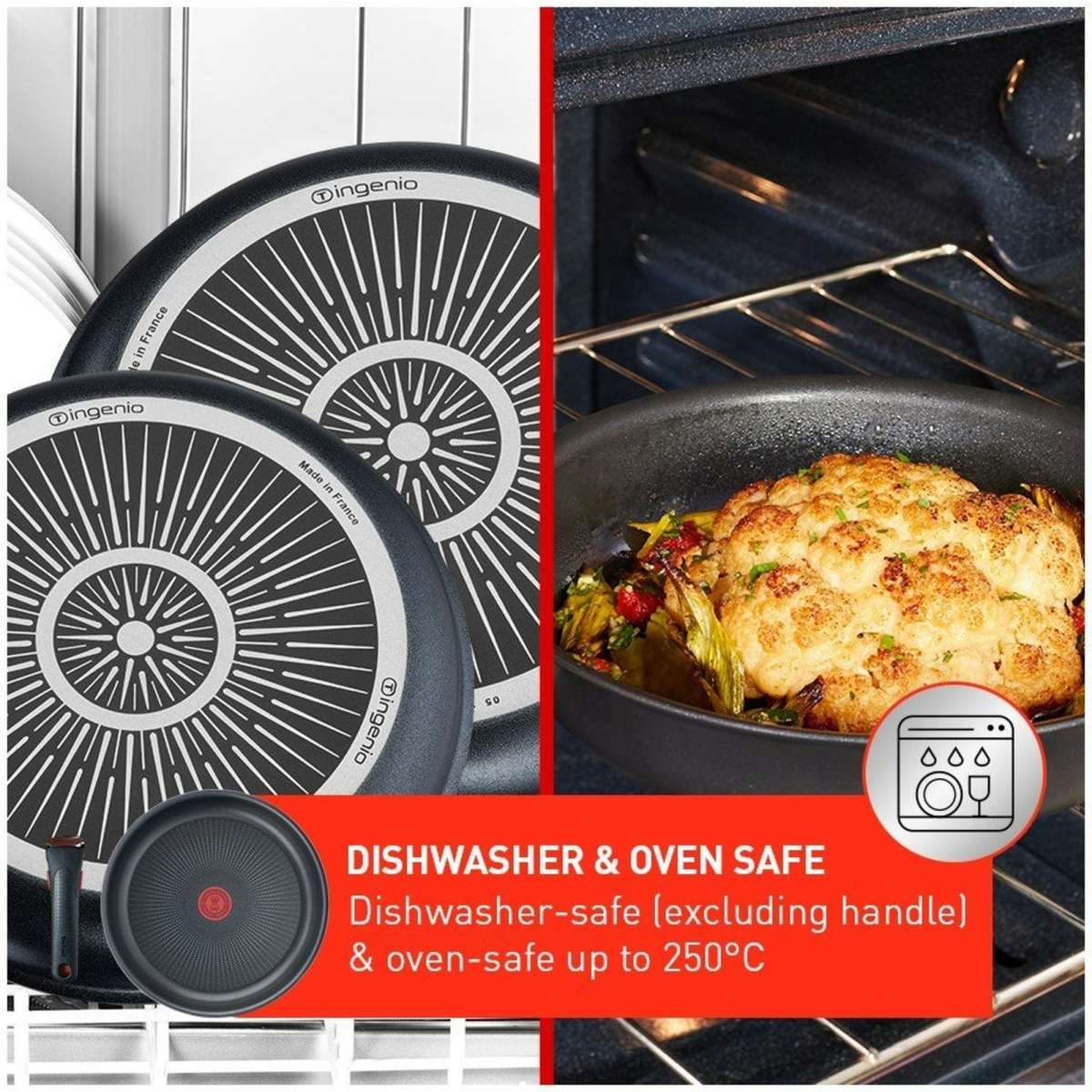 Tefal Ingenio XL Force Stackable Cookware Frypan Set Woolworths