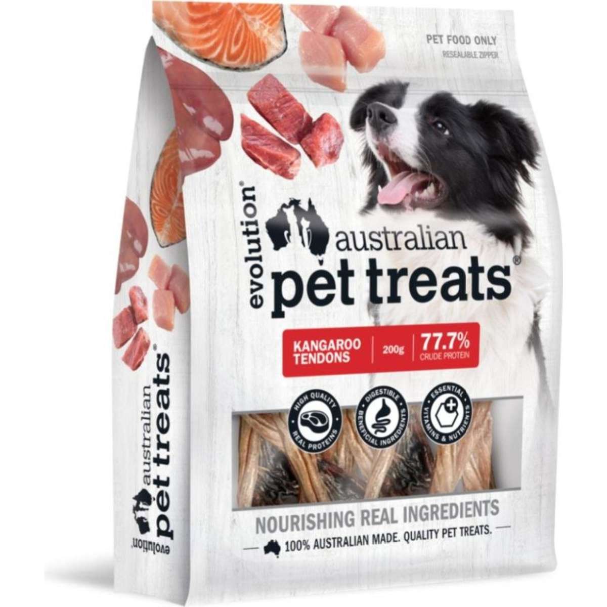 Evolution Australian Pet Treats Kangaroo Tendons 200g | Woolworths