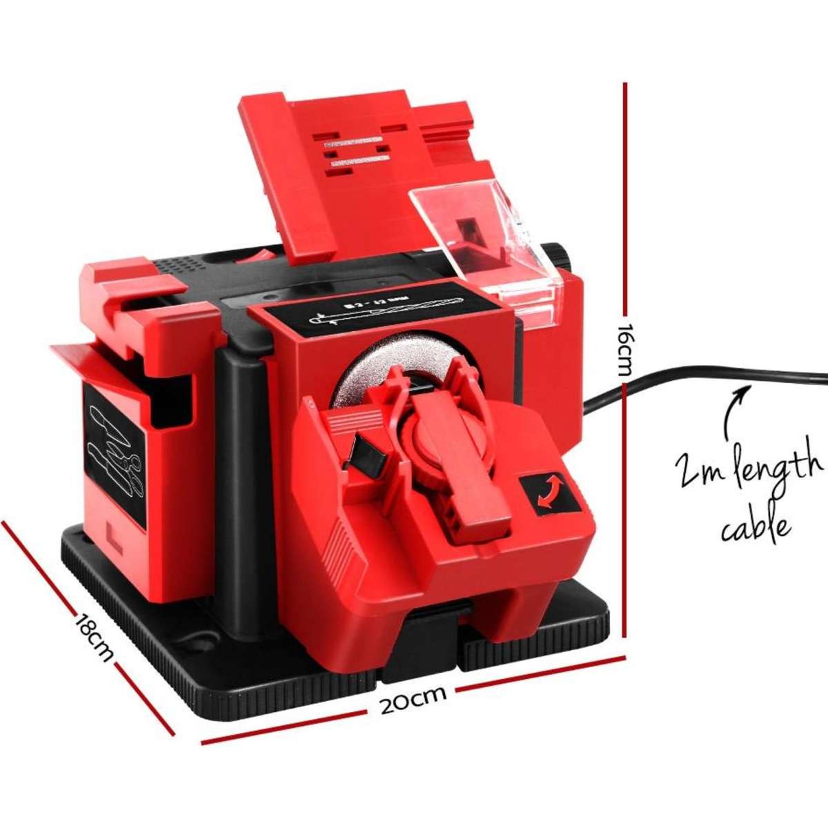 Giantz Tool Sharpener 96W Electric Drill Bit Knife Scissor Chisel