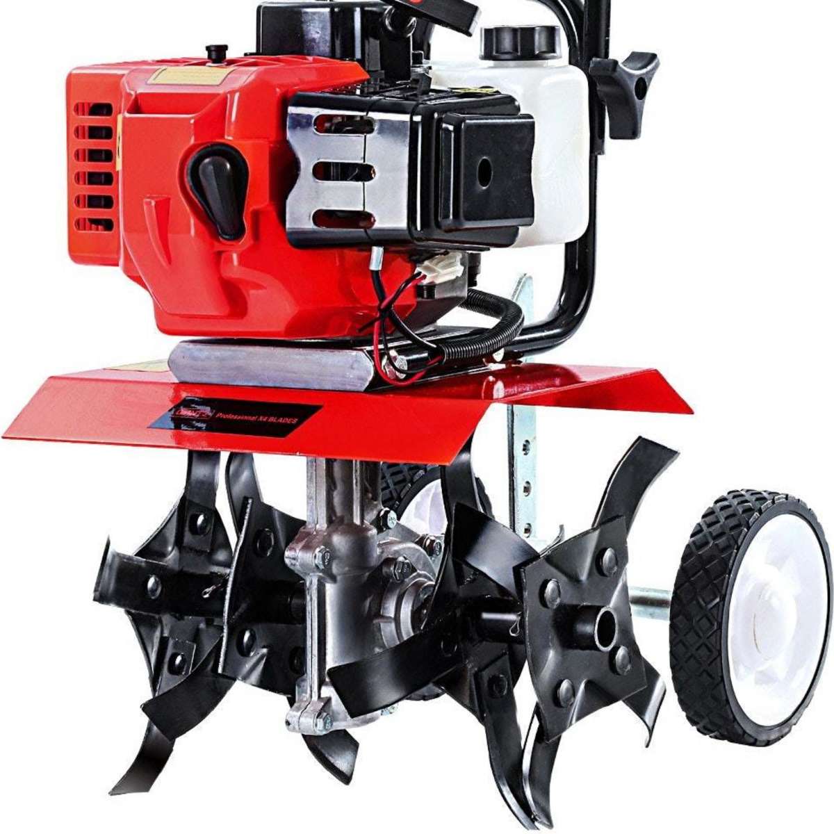 Giantz 65CC Tiller Garden Cultivator Rototiller 4 Blades Soil Plower