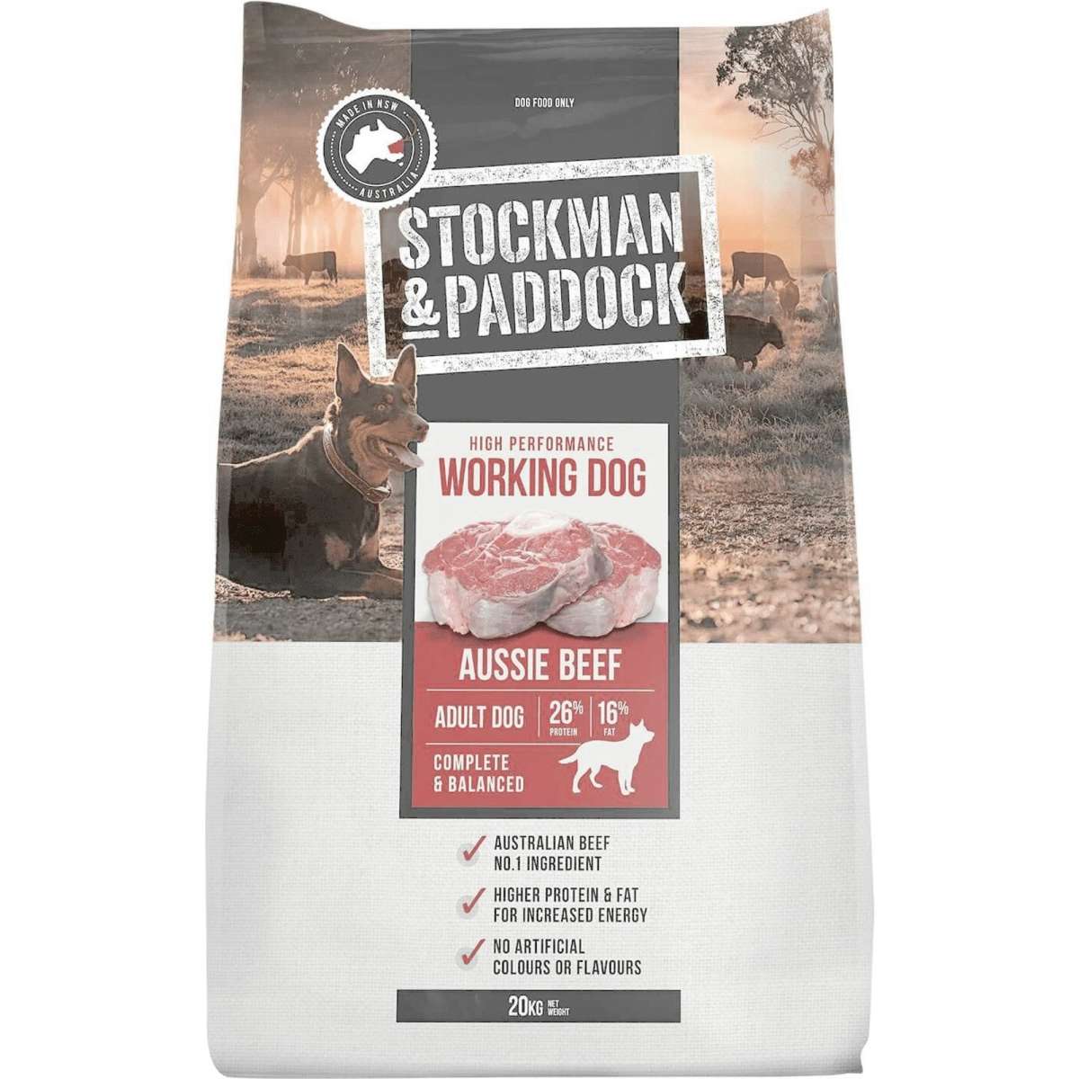 Stockman and paddock dog food sale