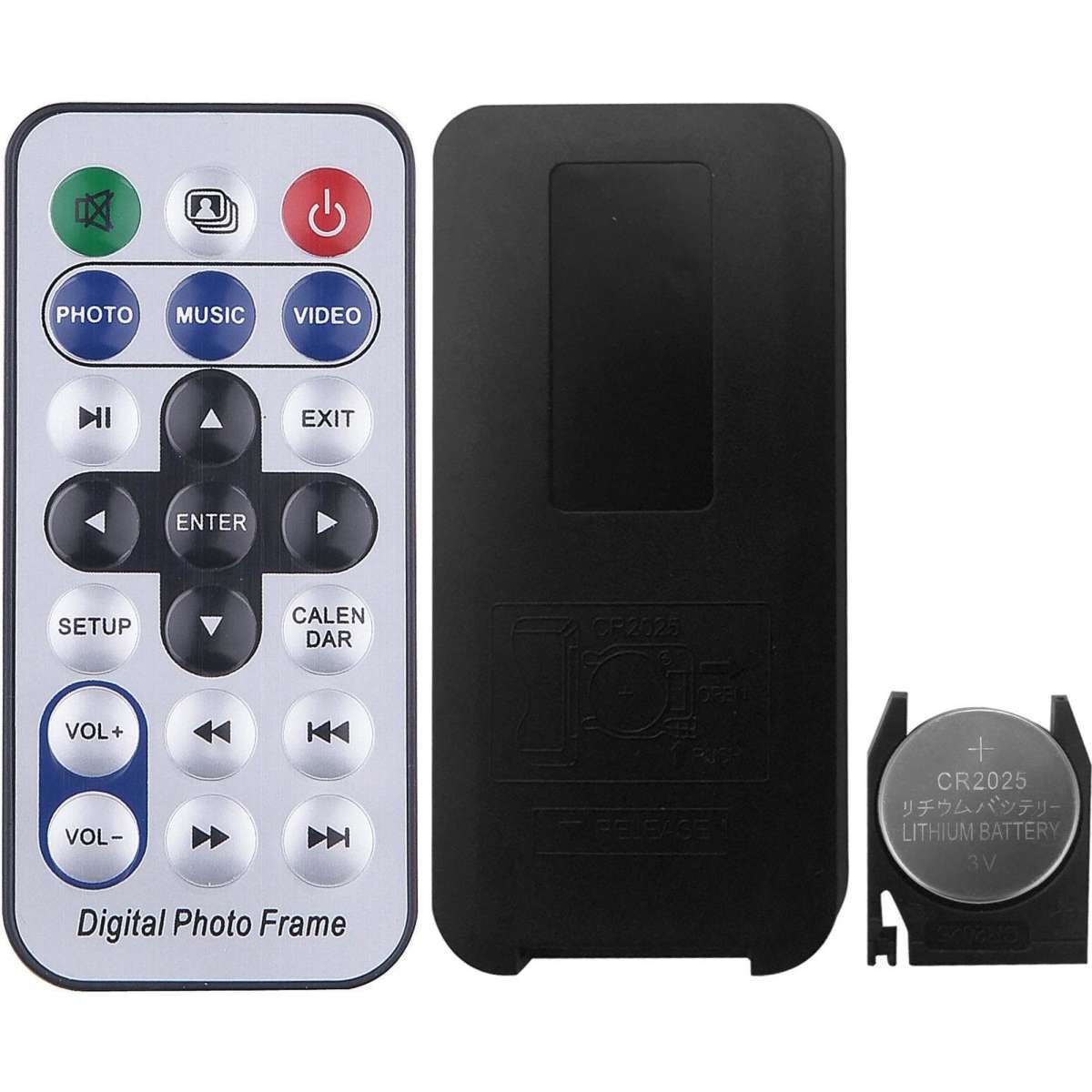 TODO 12" Digital Photo Frame Multimedia Player Usb Card Reader Jpeg Mp3