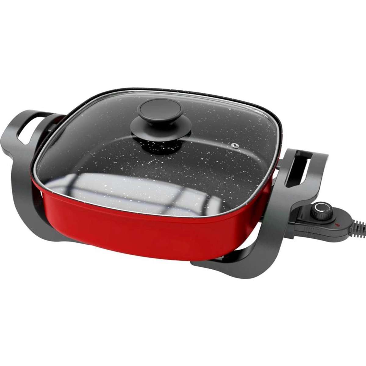 TODO 1500W Electric Frying Pan Skillet Multi Function Cooker Red Xj12201 Woolworths