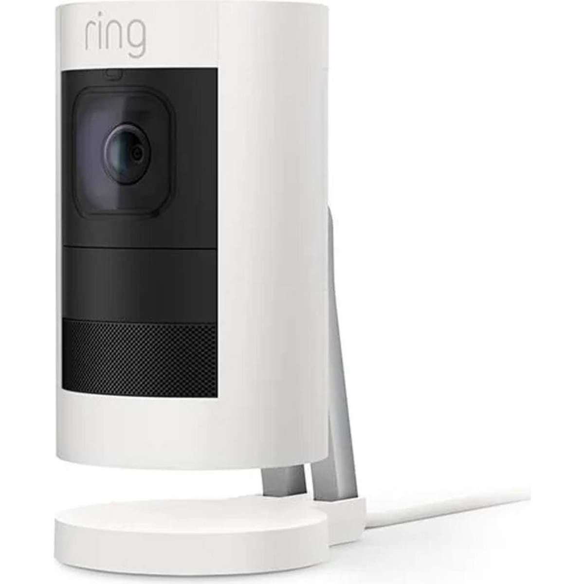 Ring Stick Up Cam Elite Wired Security Camera White Woolworths