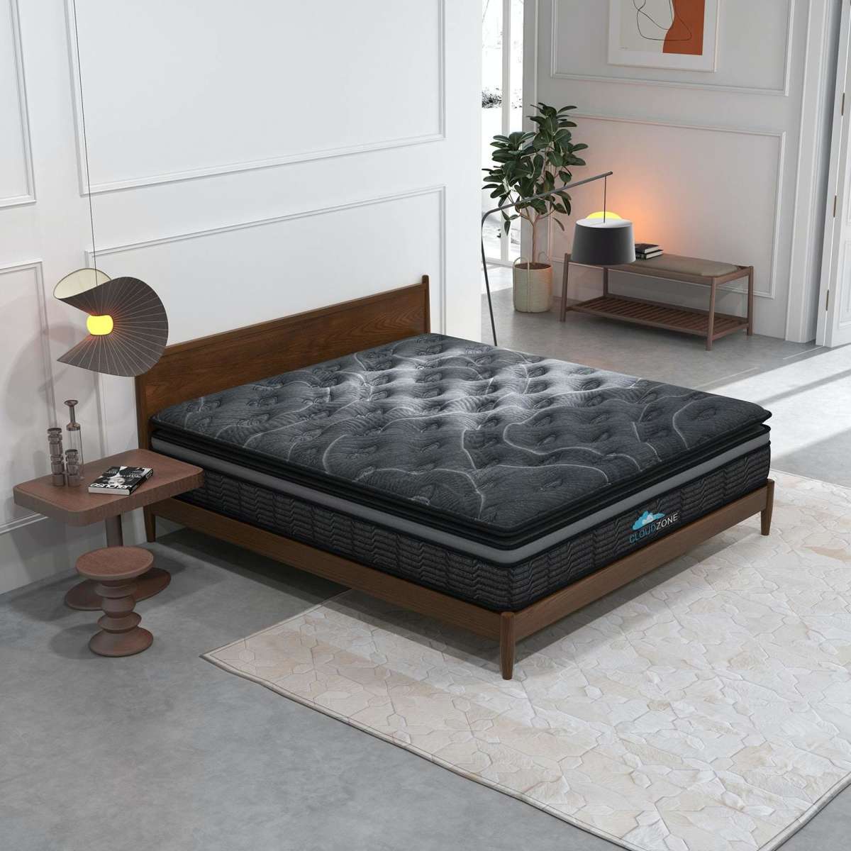 Cloud Zone Double Layer Euro Top Pocket Spring Mattress Double