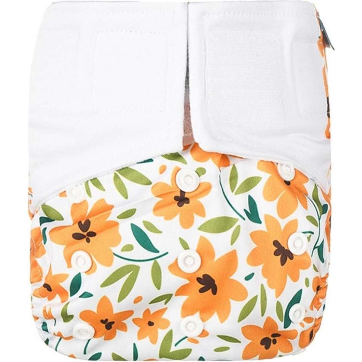 Lulu & Finn Floral Hook And Loop Reusable Cloth Nappy Woolworths