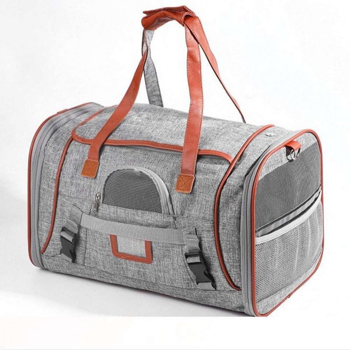 LDLC Foldable Luxury Airplane Approved Pet Carrier Light Pink Woolworths