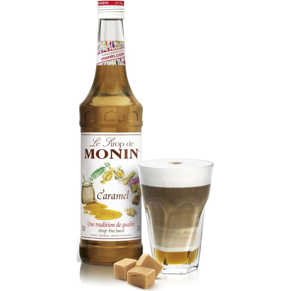 Monin Caramel Syrup 700ml (Box of 6) Woolworths