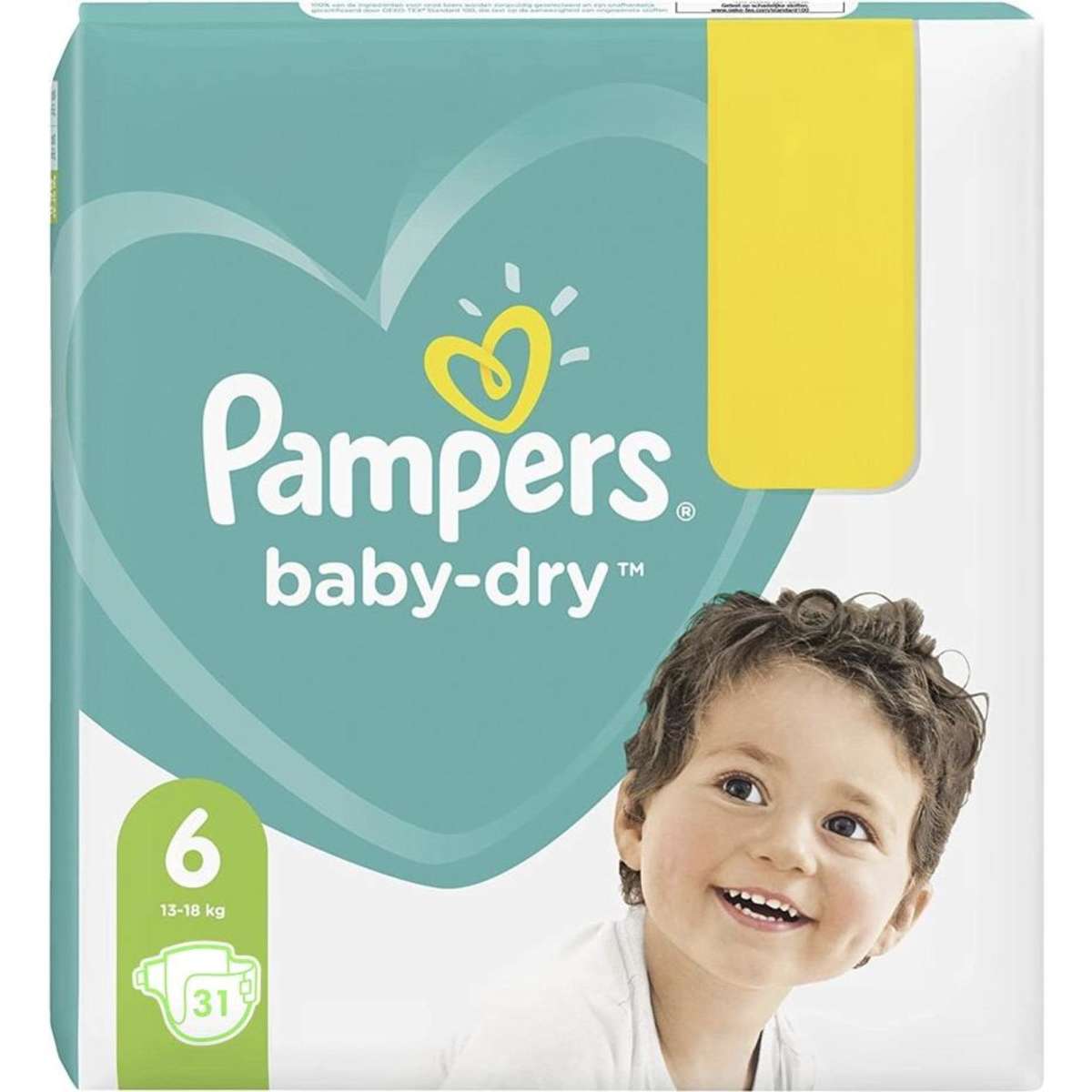 Pampers Baby Dry Nappies Diapers Size 6 1318kg 4x 31pc Woolworths
