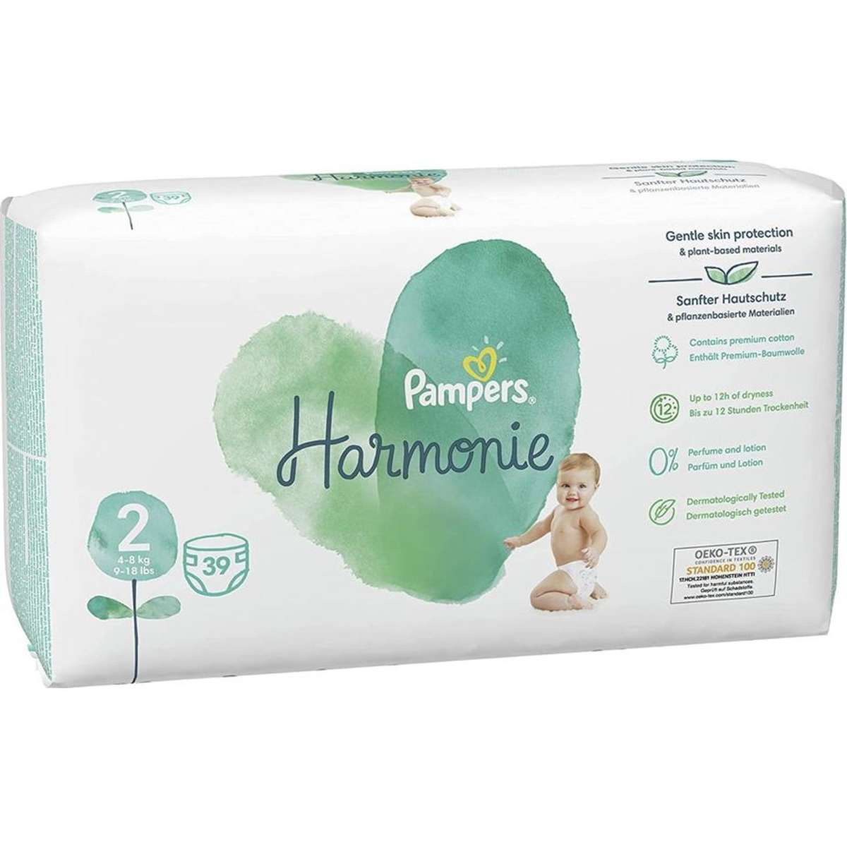 Pampers Harmonie Nappies Diapers Size 2 48kg 3x 39pc Woolworths