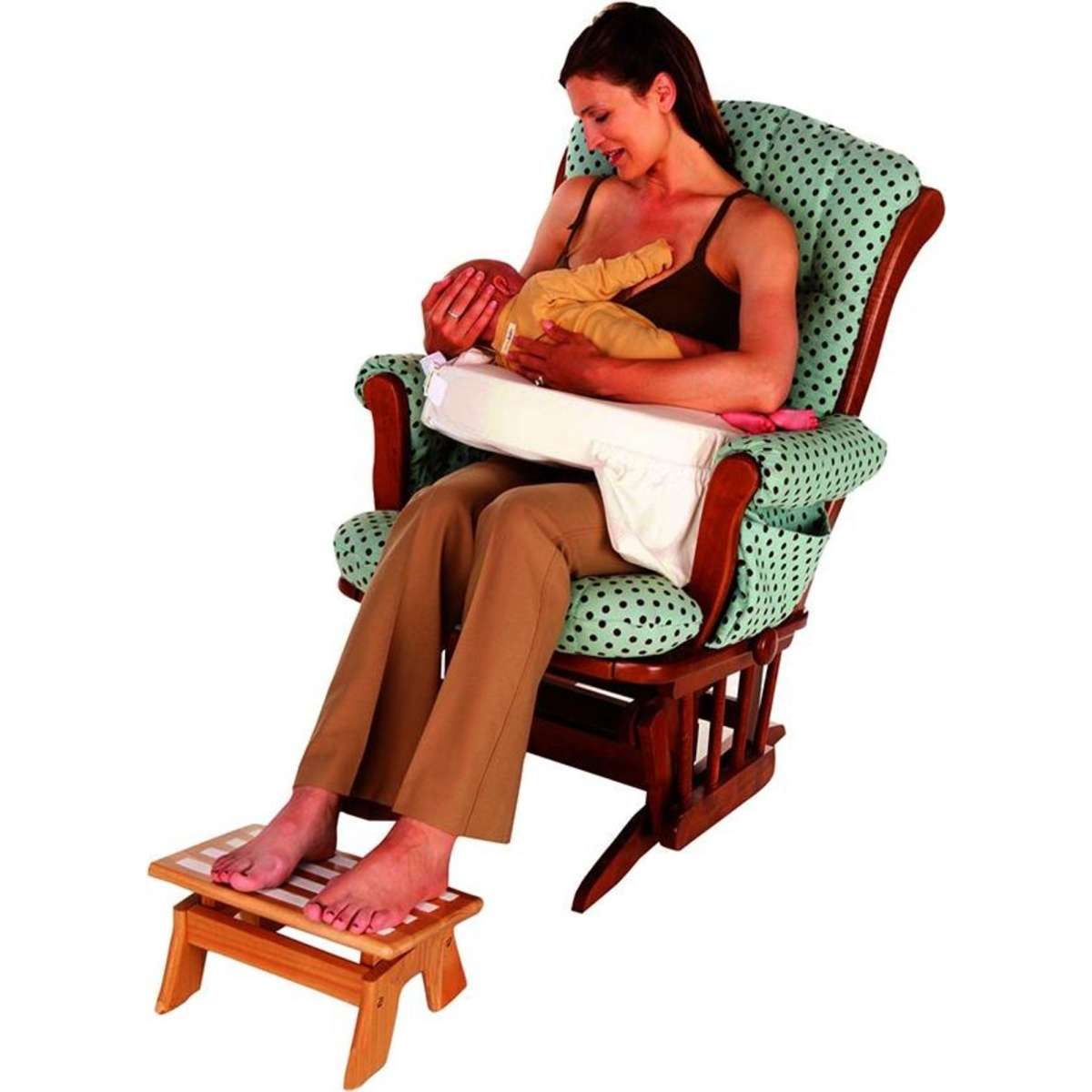 My Brest Friend Nursing/Breastfeeding Support Pillow Black White Marina