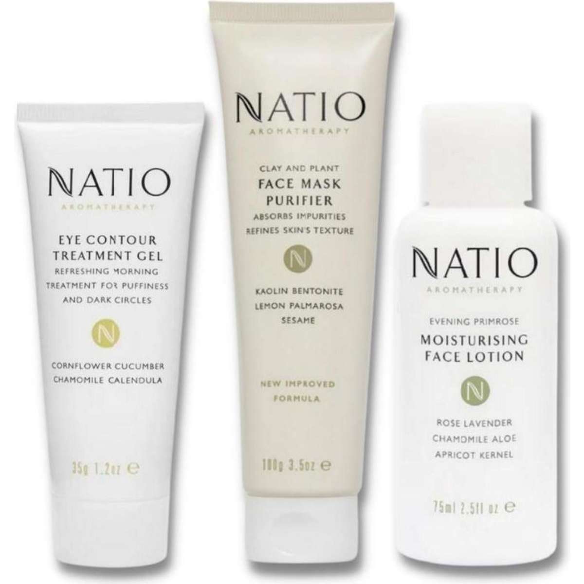 Natio Aromatherapy Favourites 4 Piece Skin Care Gift Set Black Bag Woolworths