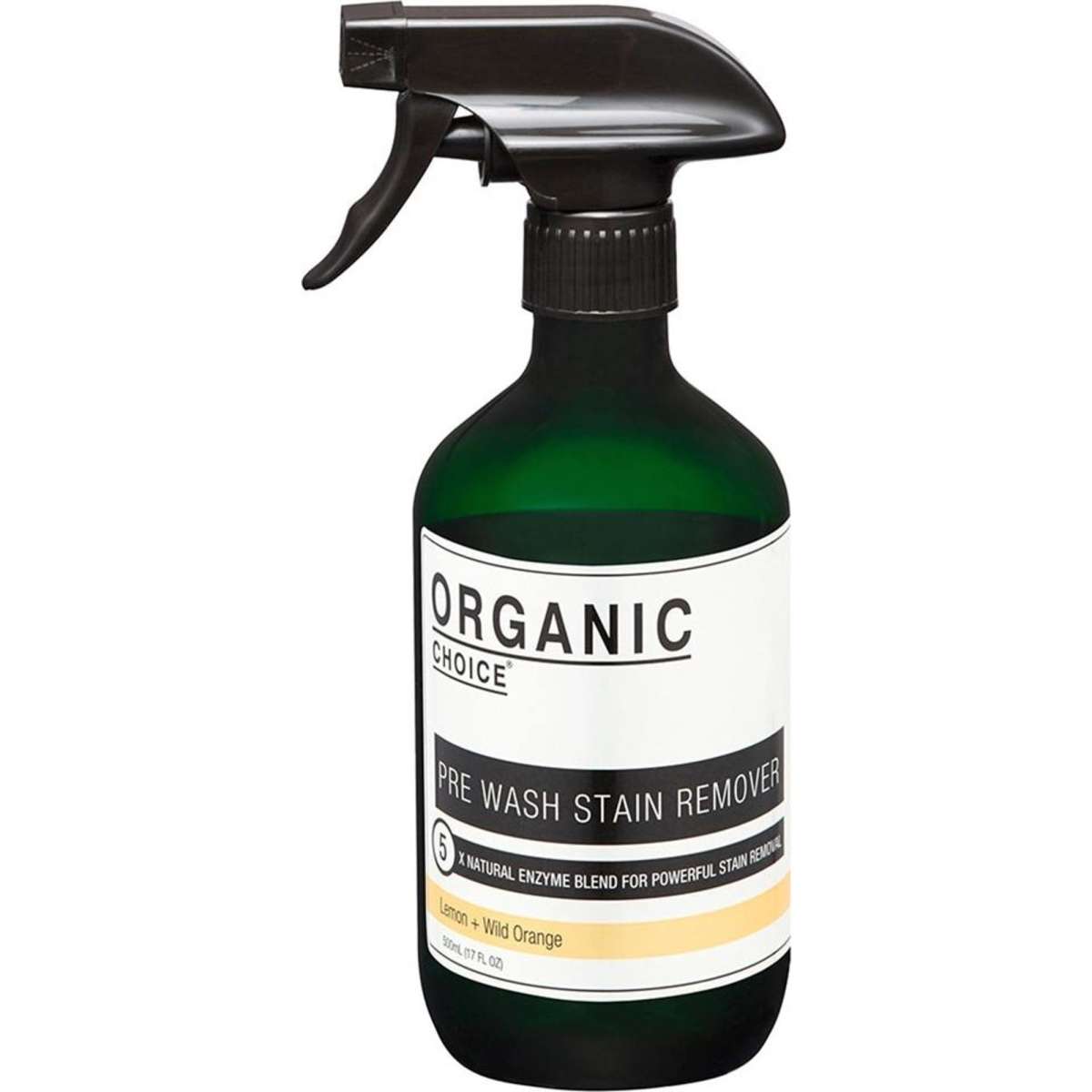 Organic Choice Pre Wash Stain Remover Spray Lemon & Wild Orange 2PK