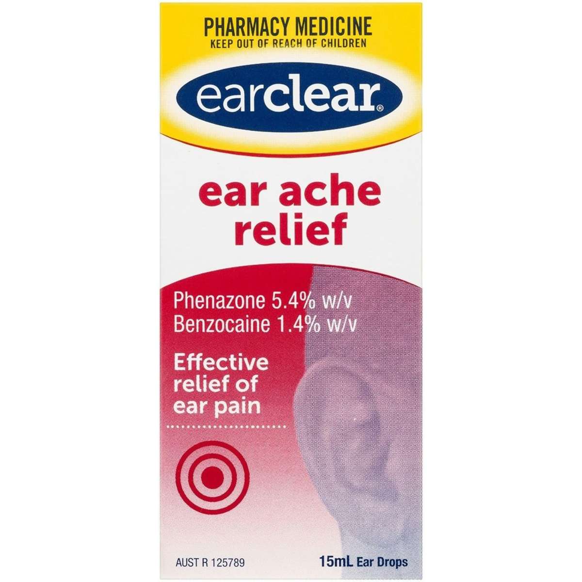 EarClear Ear Ache Relief 15ml Woolworths