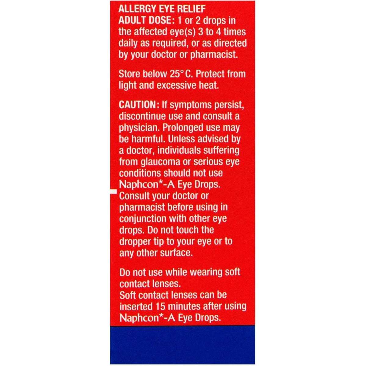 NaphconA Eye Drops Allergy Eye Relief 15ml Woolworths