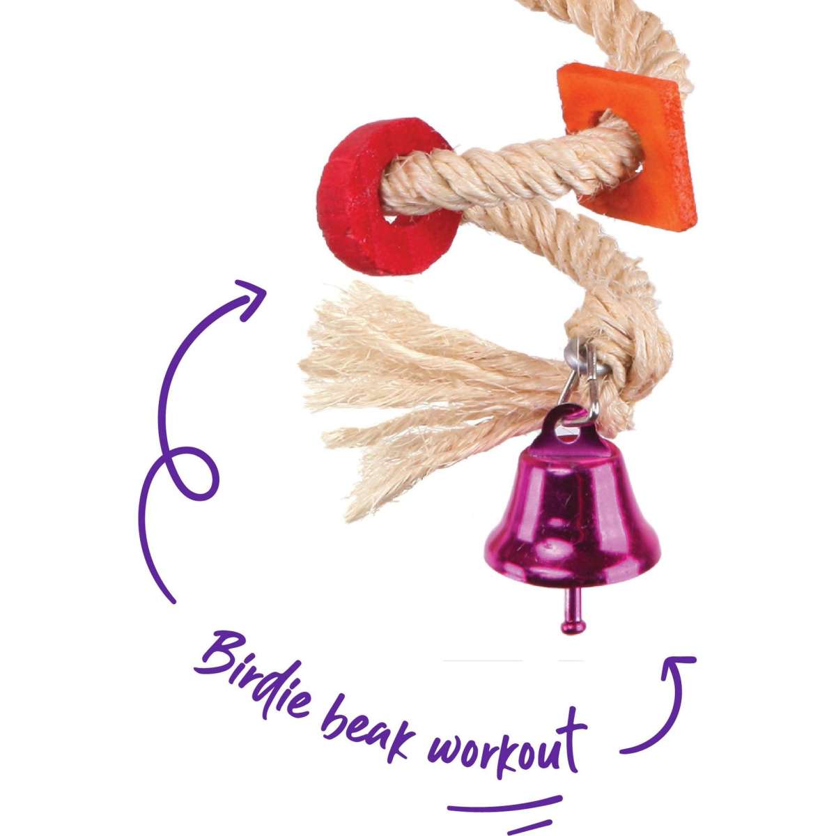 Kazoo Sisal Rope & Bell Woolworths