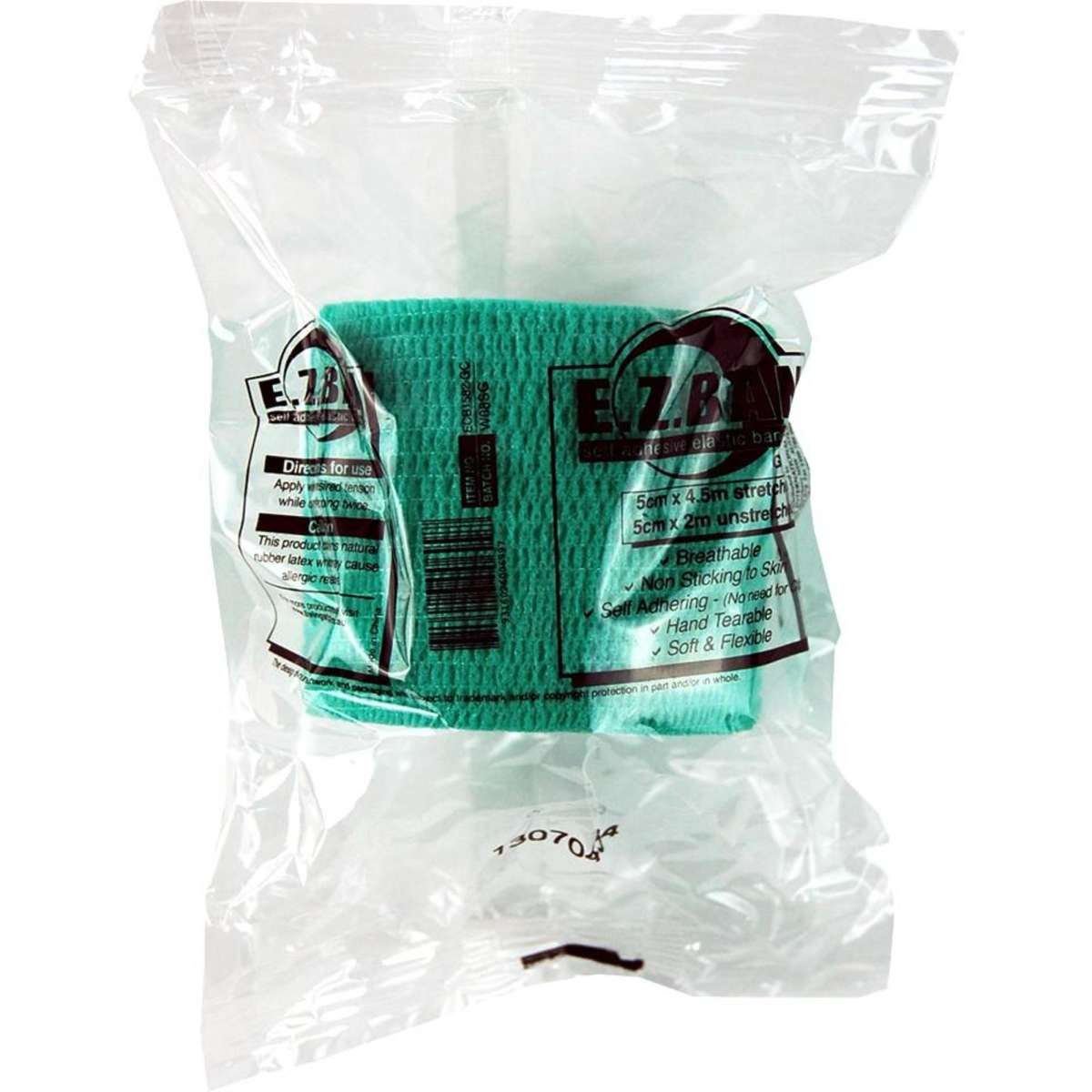 E.Z. Ban Wrap Elastic Bandage 5cm x 2m Green Each x17 Woolworths