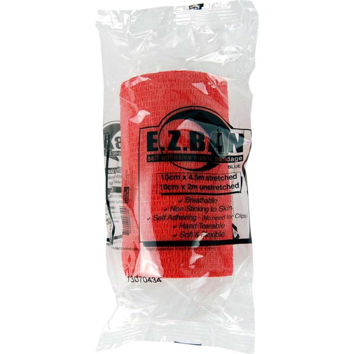 E.Z. Ban Wrap Elastic Bandage 10cm x 2m Red Each x9 Woolworths