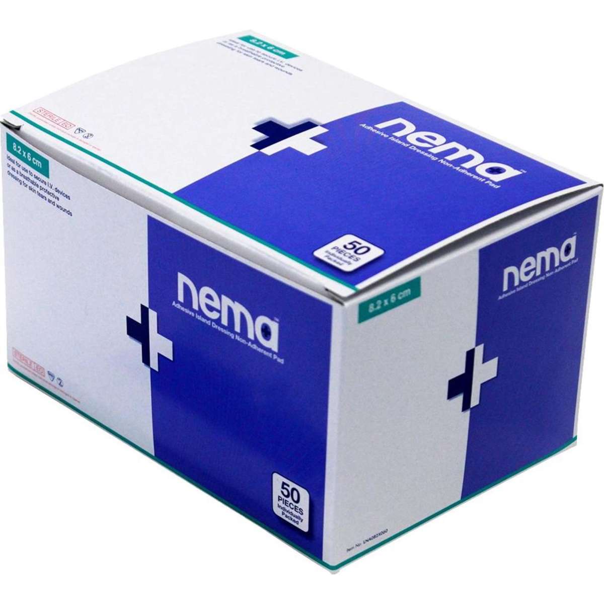 Nema Aqua Island Film Dressing 8.2x6cm Sterile 50 Pack x5 Woolworths