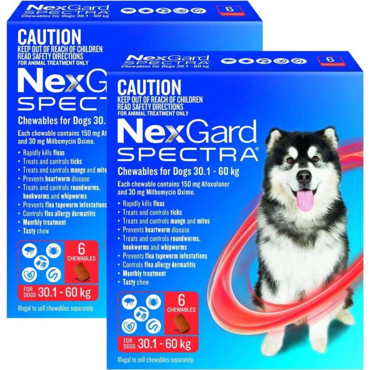 Nexgard Spectra For Extra Large Dogs 30 1 60kg Red 12 Pack Woolworths nexgard-spectra-for-extra-large-dogs-30-1-60kg-red-12-pack-woolworths