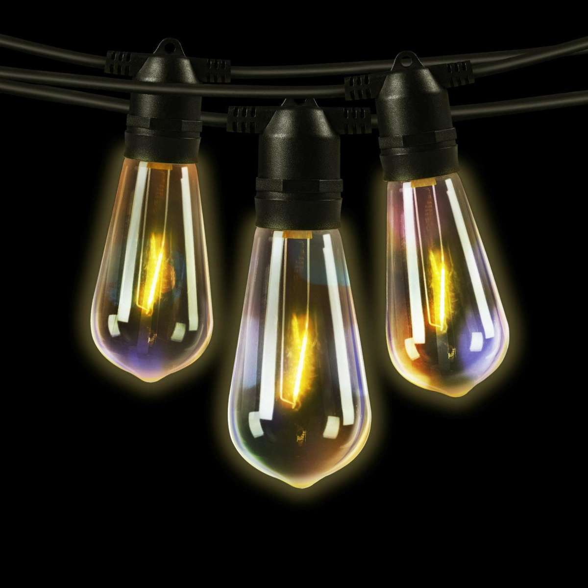 Mazam 50M LED Festoon Lights String Light Waterproof Outdoor Woolworths