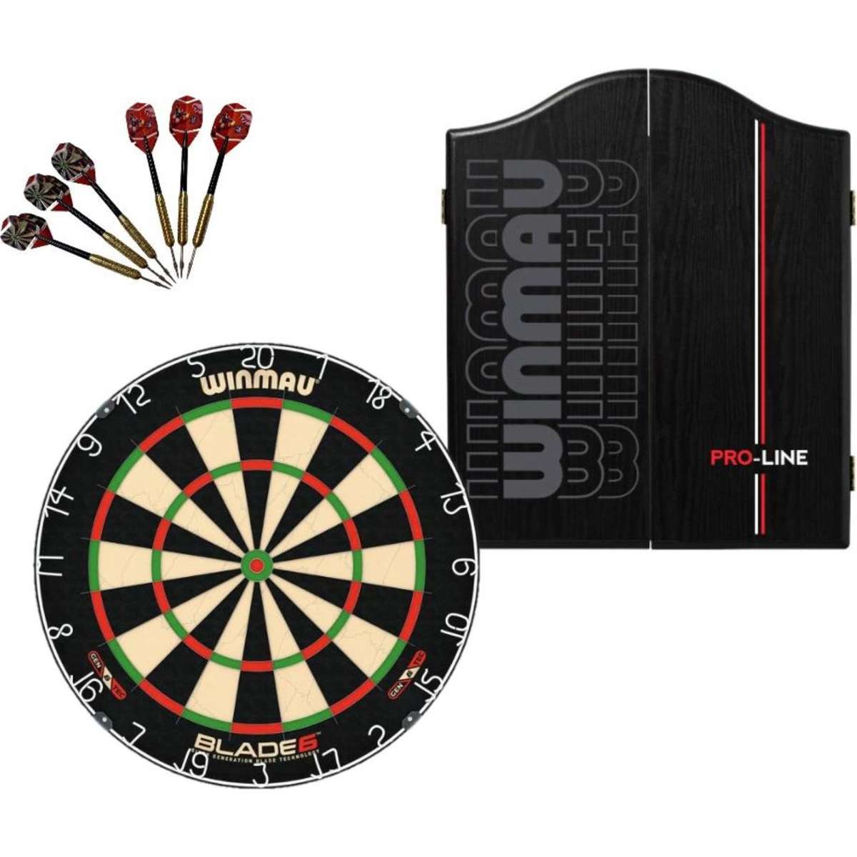 NPC Amusements Pool Room Supplies Winmau Blade 6 Dart Board Pro