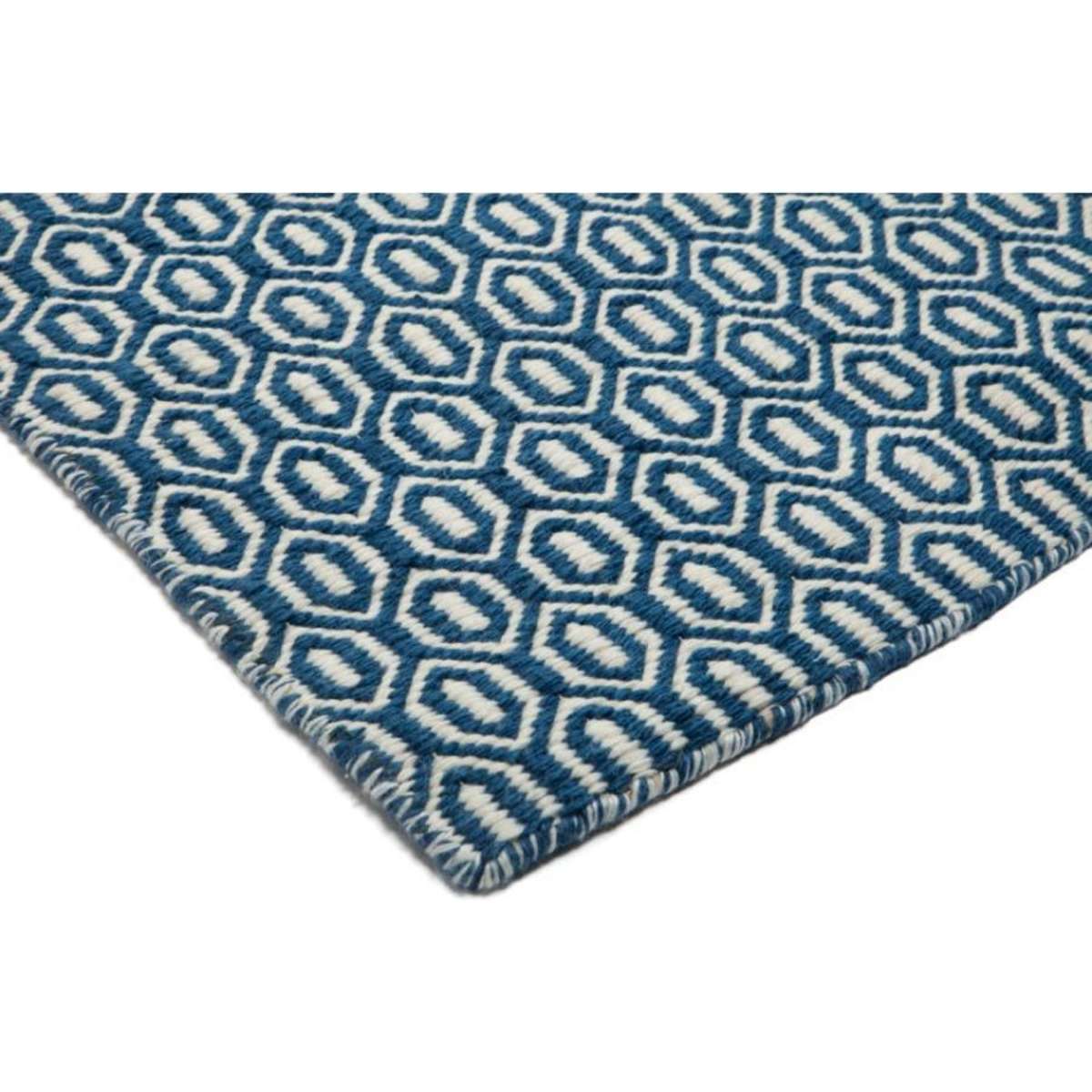 Fab Habitat Bekal Indigo Blue Indoor Outdoor Rug 180x270cm Woolworths
