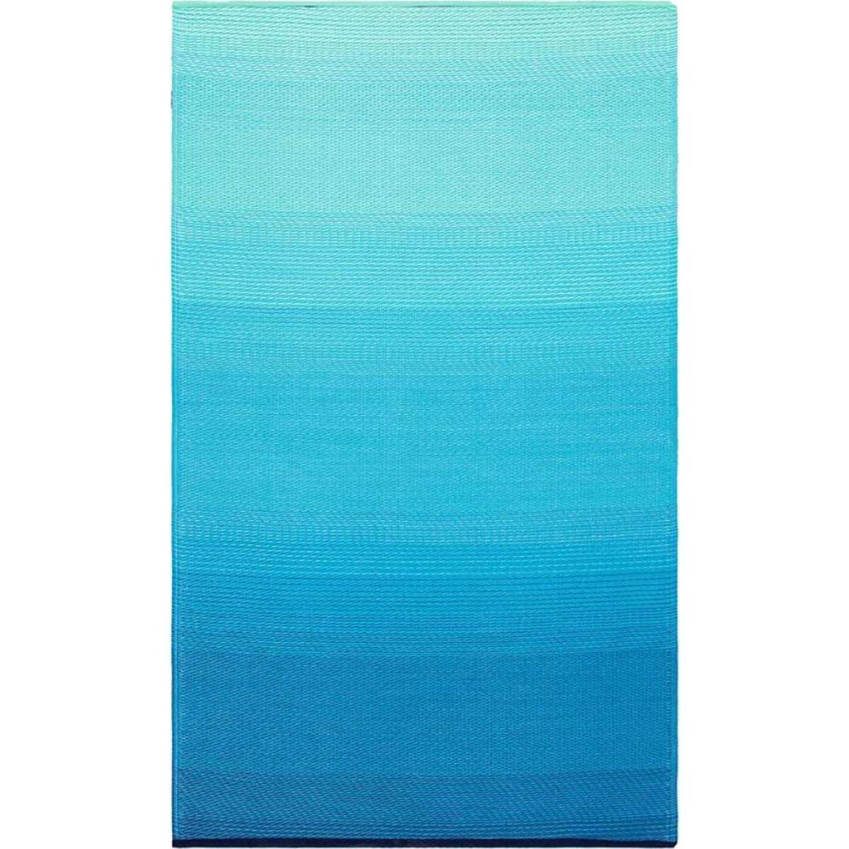 Fab Habitat Big Sur Blue Recycled Plastic Rug 180x270cm Woolworths