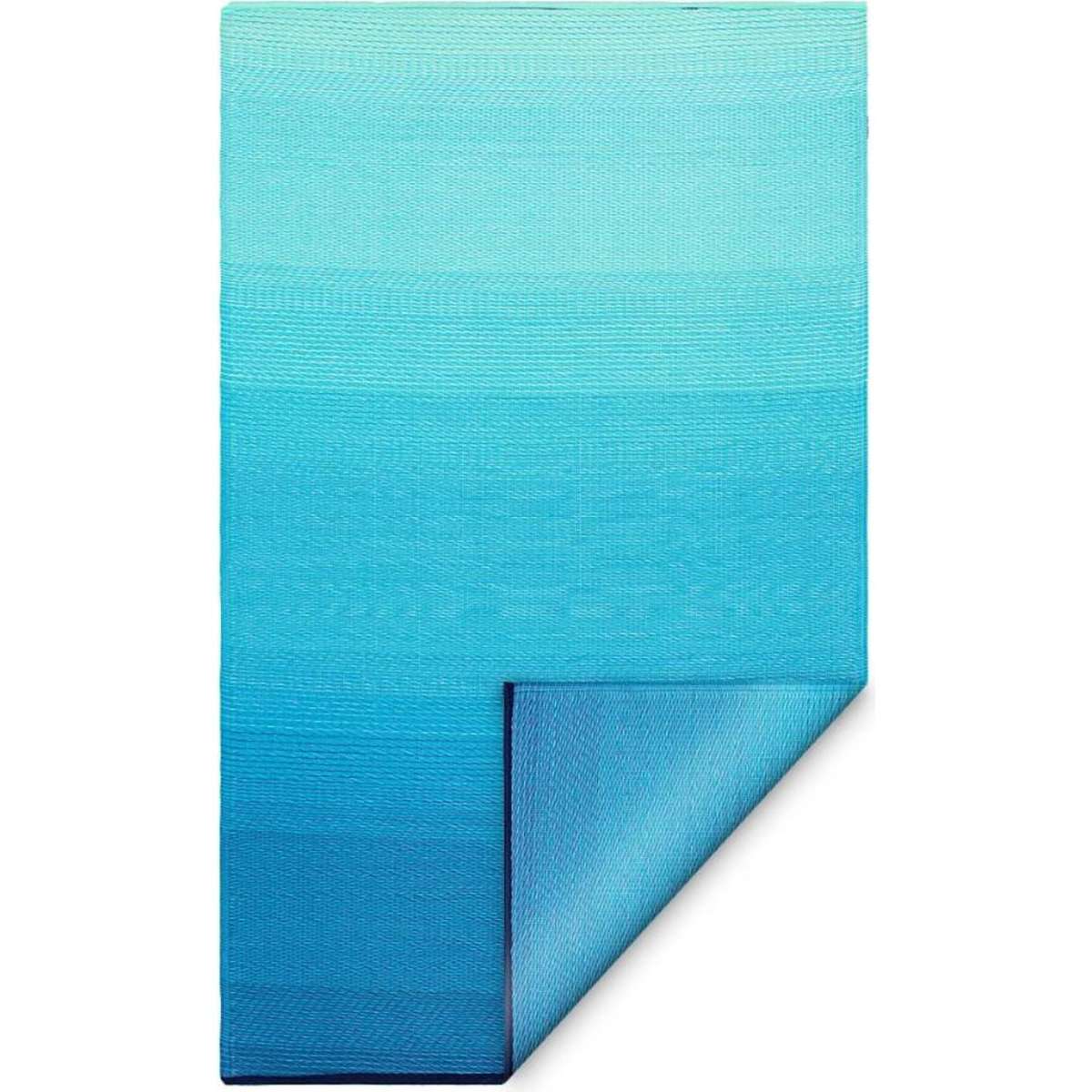 Fab Habitat Big Sur Blue Recycled Plastic Rug 180x270cm Woolworths