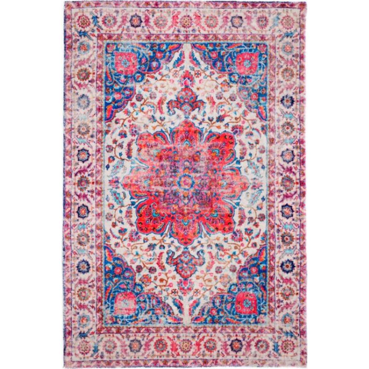 Fab Habitat Babylon Multicolour Traditional Rug 200x300cm Woolworths