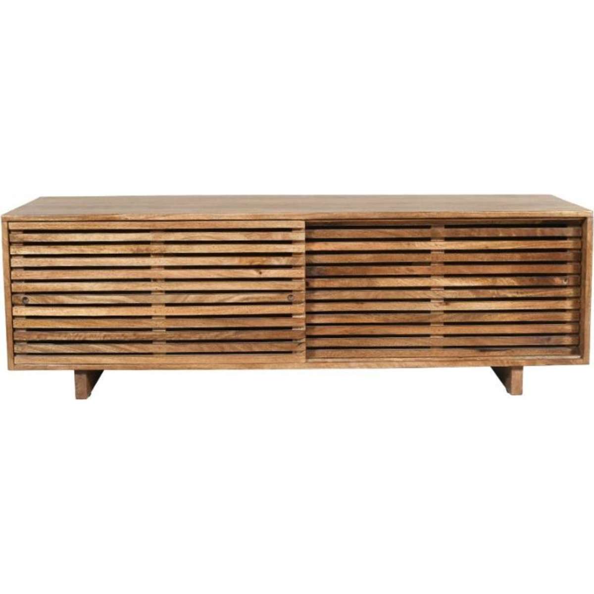 Fab Habitat Leo Sliding Doors Solid Wood TV Unit 140 cm Woolworths