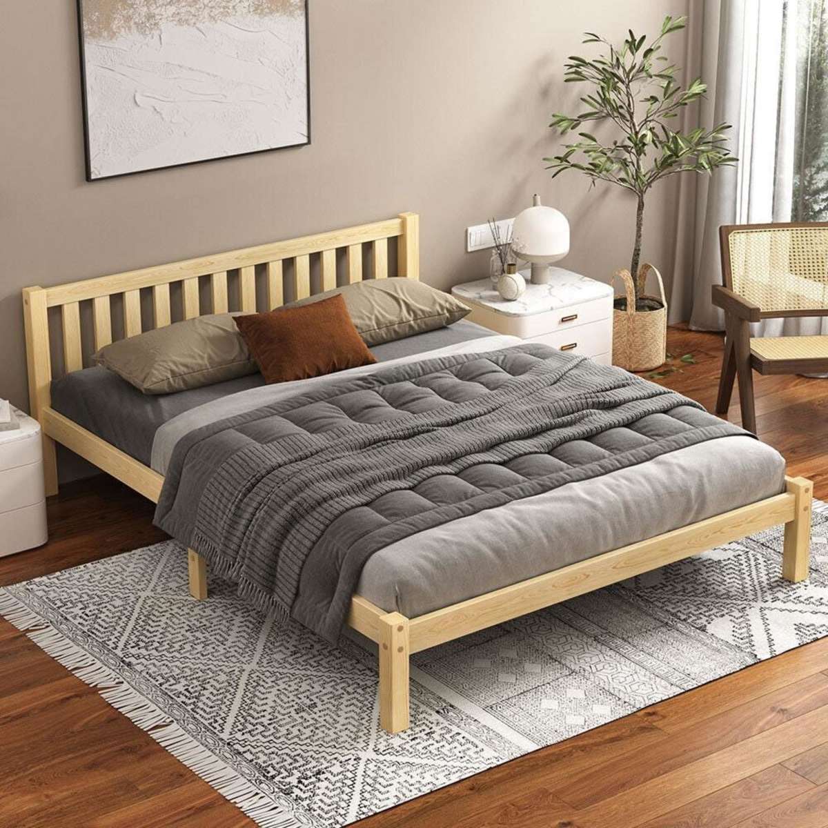 Alfordson Bed Frame Double | Woolworths