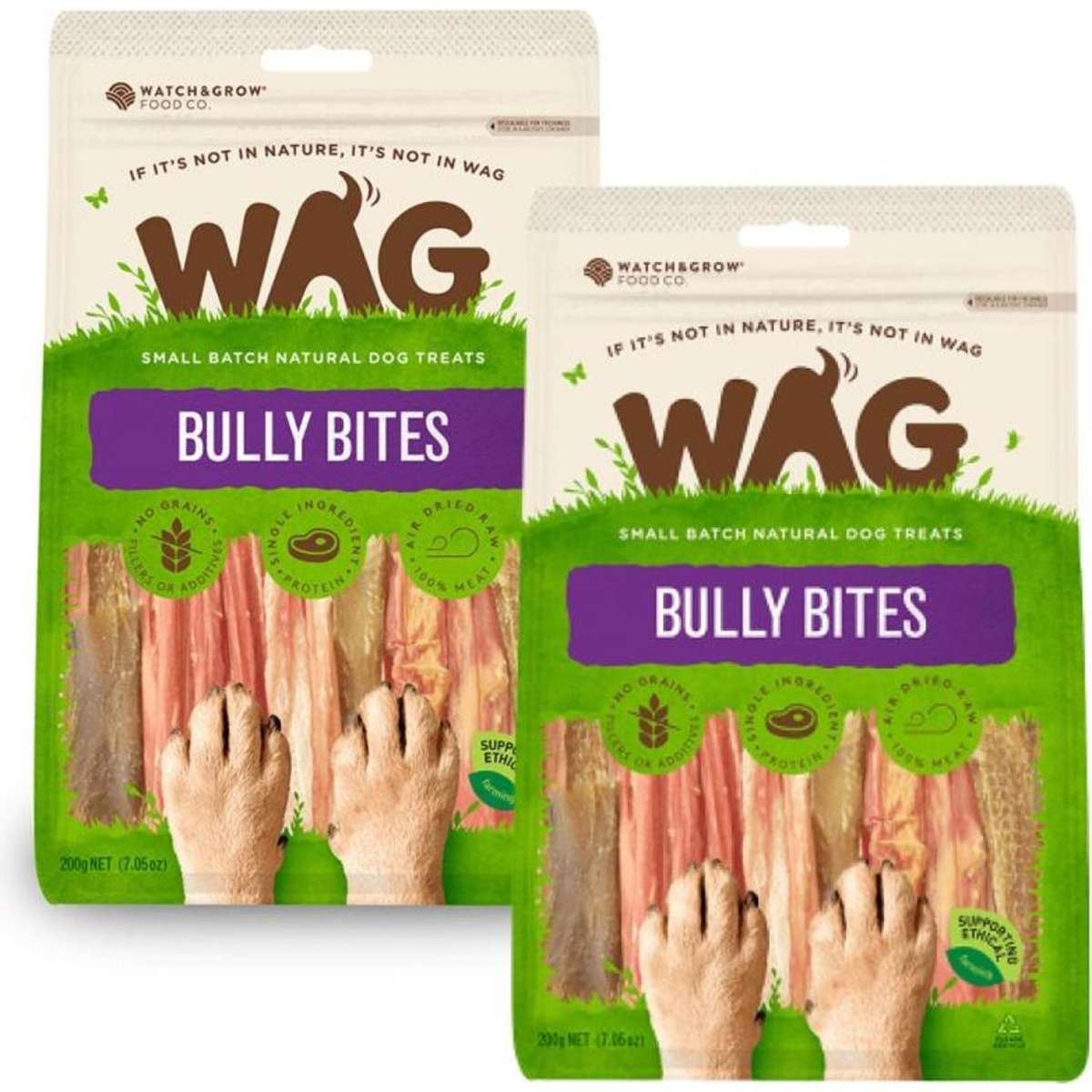 WAG Bully Bites Occupy Dog Treats 400g Woolworths
