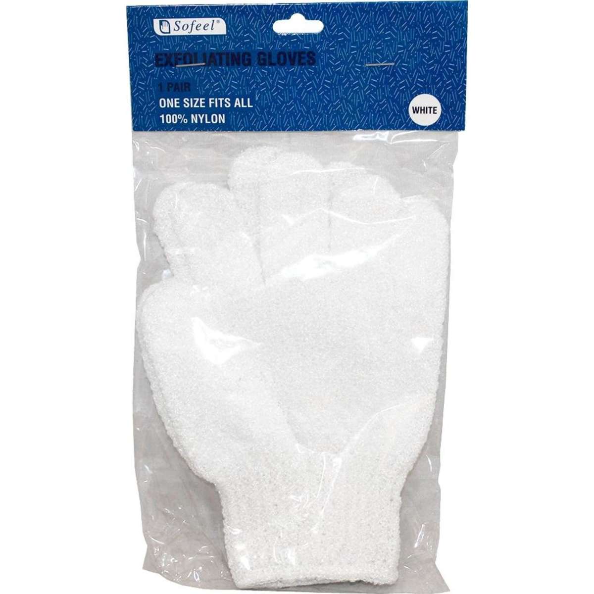 Sofeel Exfoliating Massage Gloves White 2 Pack x93 Woolworths