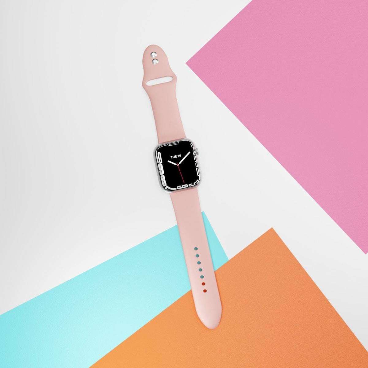 FlexBand for Apple Watch 3/4/5/6/7/8/SE 38/40/41mm Pink