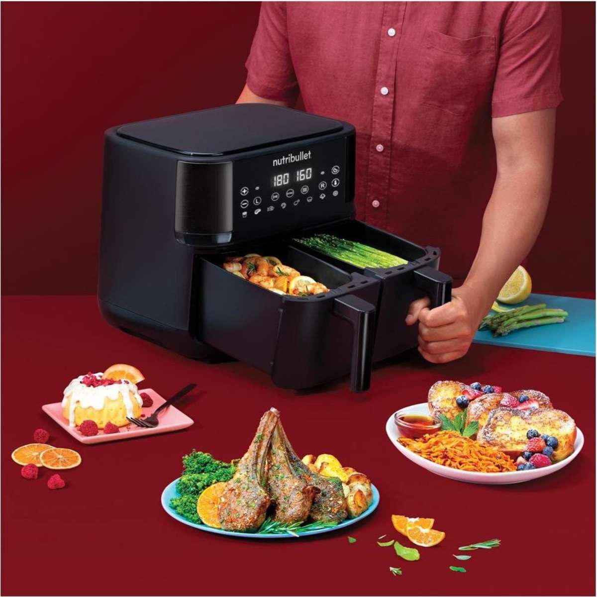 NutriBullet Twin Drawer Air Fryer Woolworths