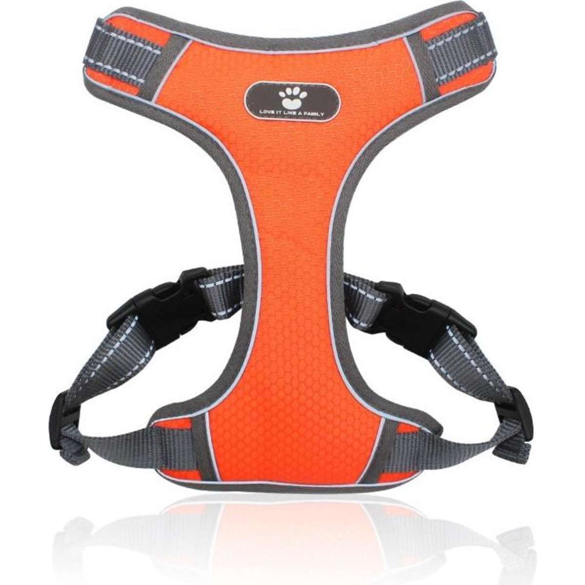 Orange dog shop harness vest