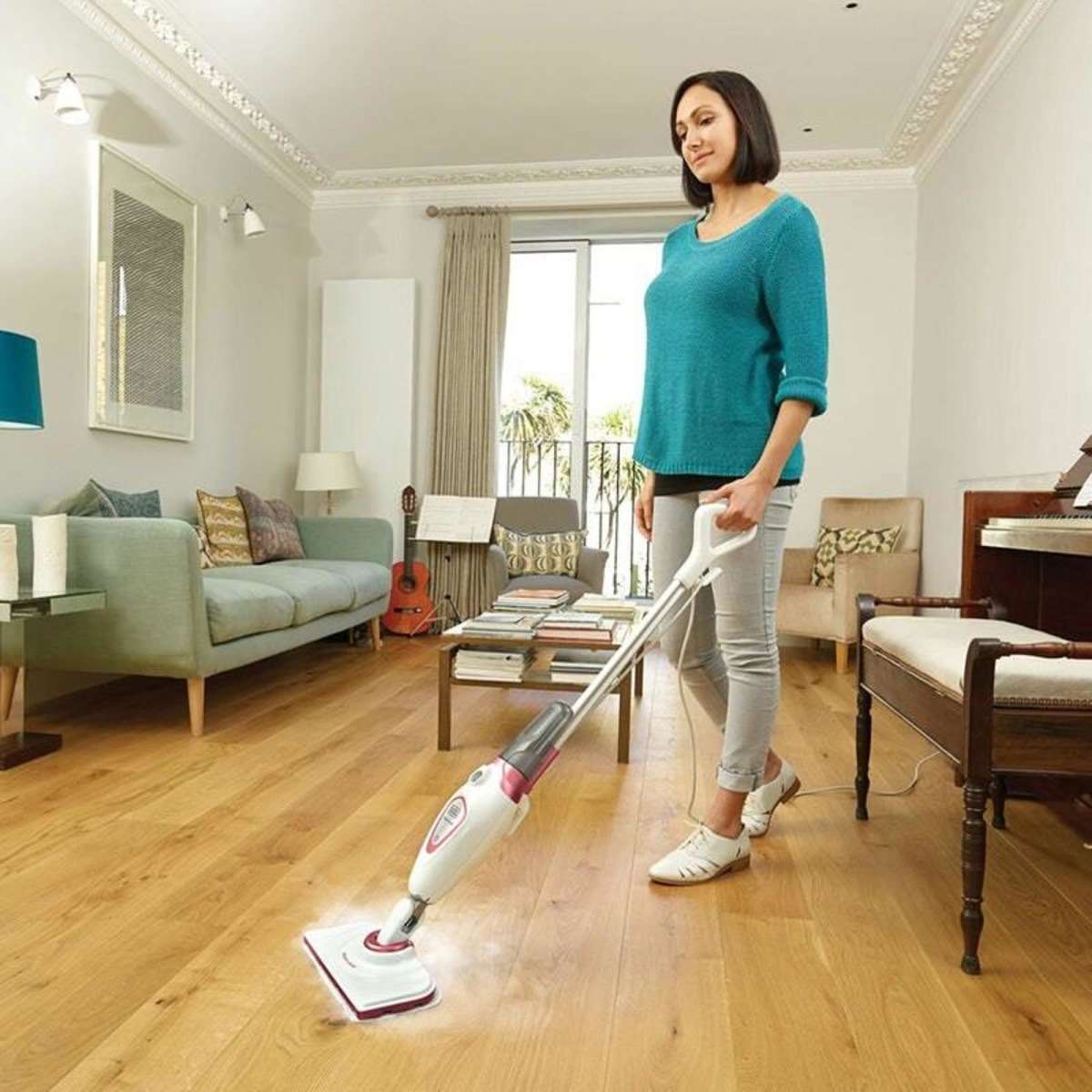 Black & Decker 1600W SteamMop with Autoselect Woolworths