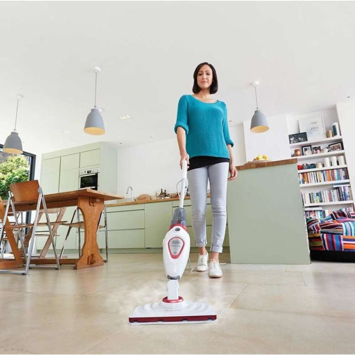 Black & Decker 1600W SteamMop with Autoselect Woolworths