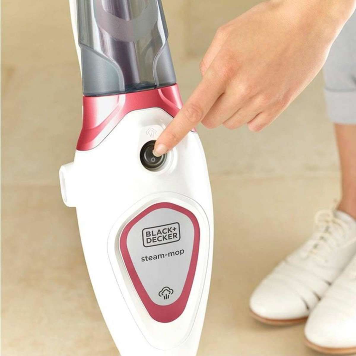 Black & Decker 1600W SteamMop with Autoselect Woolworths