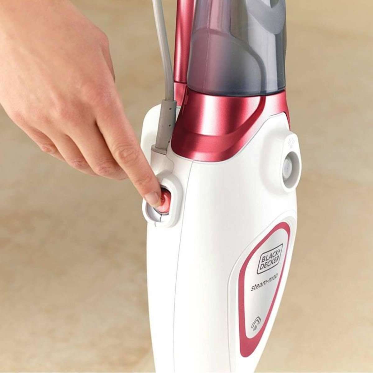 Black & Decker 1600W SteamMop with Autoselect Woolworths