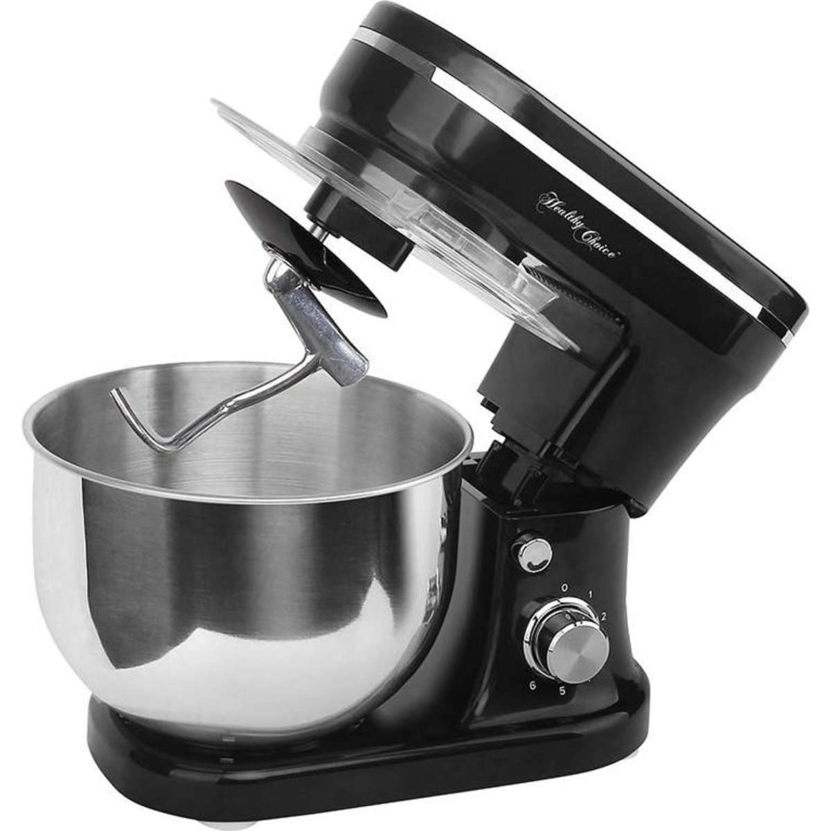 Healthy Choice 1200W Mix Master 5L Kitchen Stand Mixer Black Woolworths