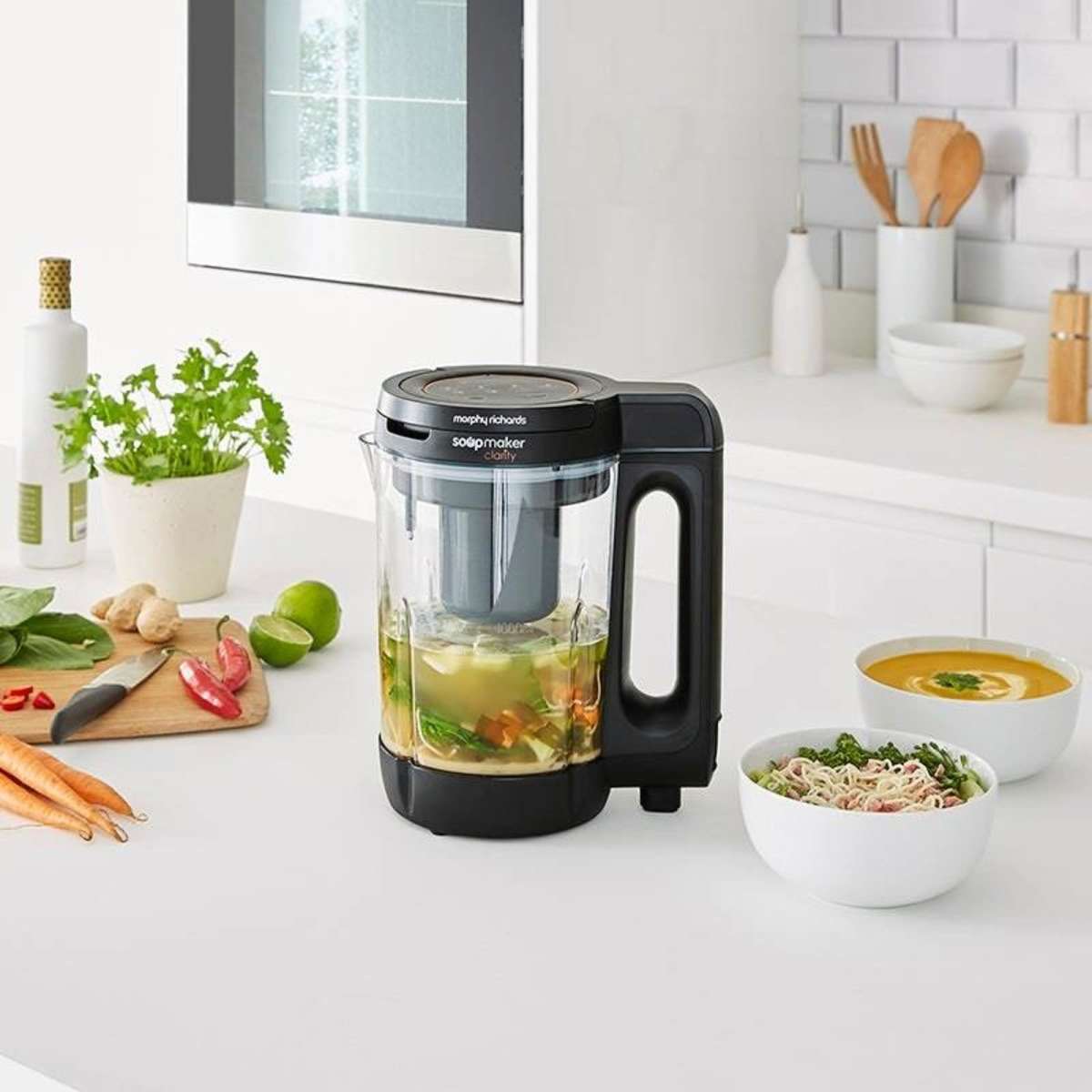 Morphy Richards 1.6L Clarity Soup Maker Black Woolworths