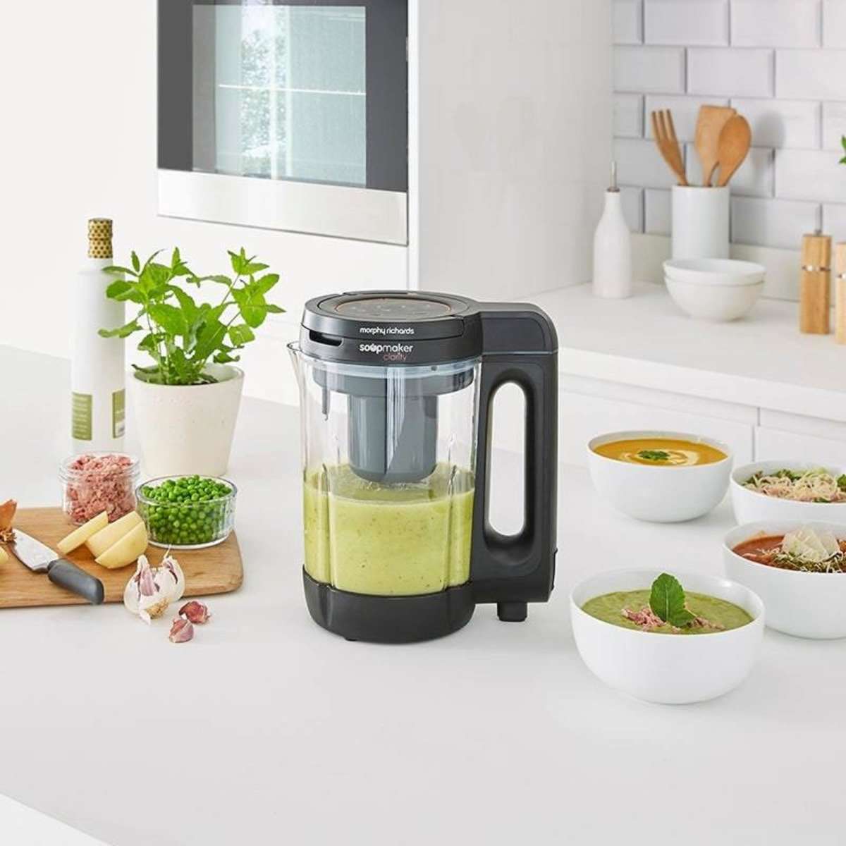 Morphy Richards 1.6L Clarity Soup Maker Black Woolworths