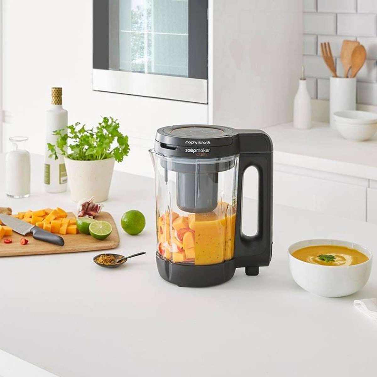Morphy Richards 1.6L Clarity Soup Maker Black Woolworths