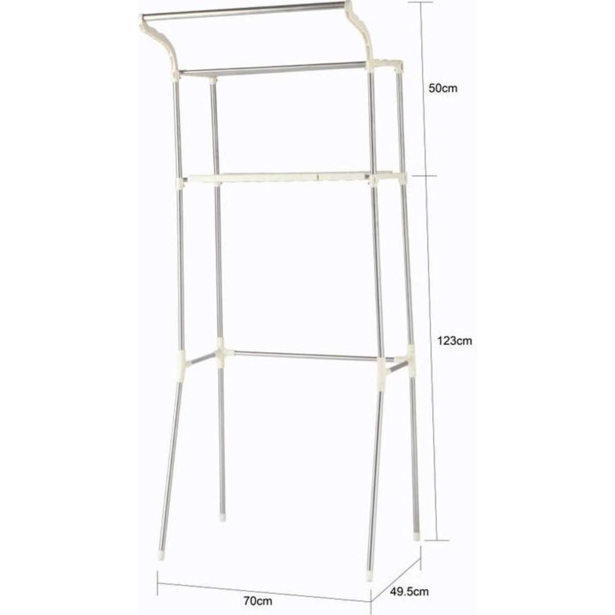 Nelio Over Washing Machine Storage Rack & Clothes Organizer | Woolworths