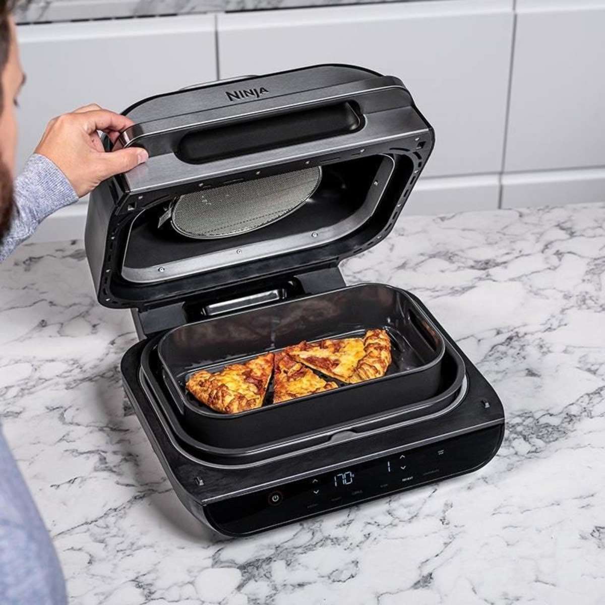 Ninja Foodi AG551 Smart 1760W XL Grill & Air Fryer | Woolworths