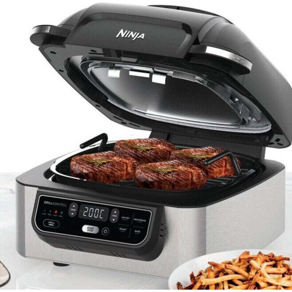 Ninja Foodi AG301 Airgrill 4in1 Grill & Air Fryer Woolworths