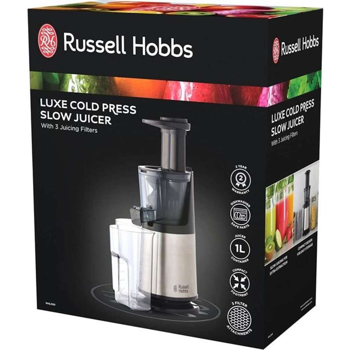 Russell Hobbs Luxe 1L Cold Press Slow Juicer Woolworths