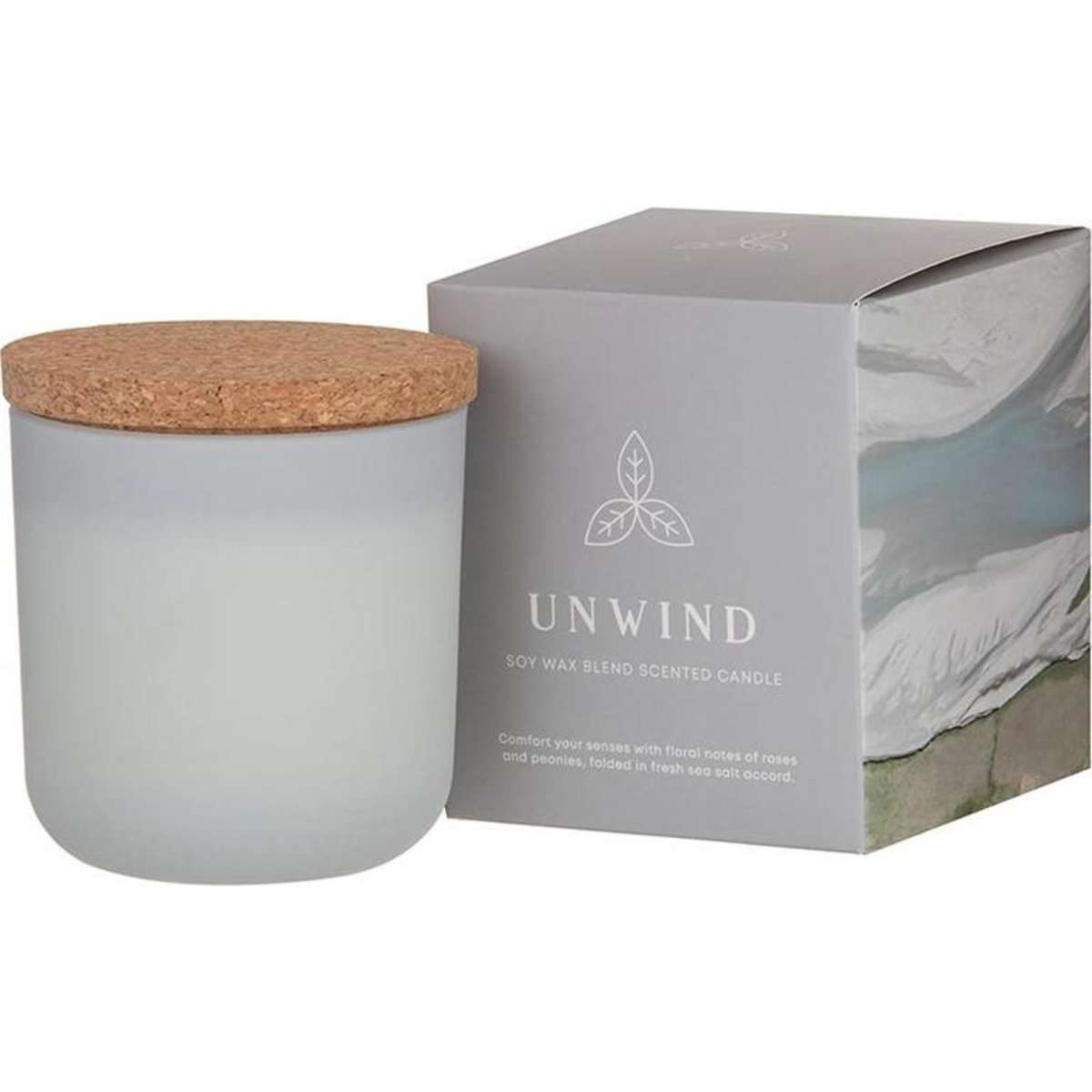 Amalfi Unwind Scented Soy Wax Candle 340g Woolworths